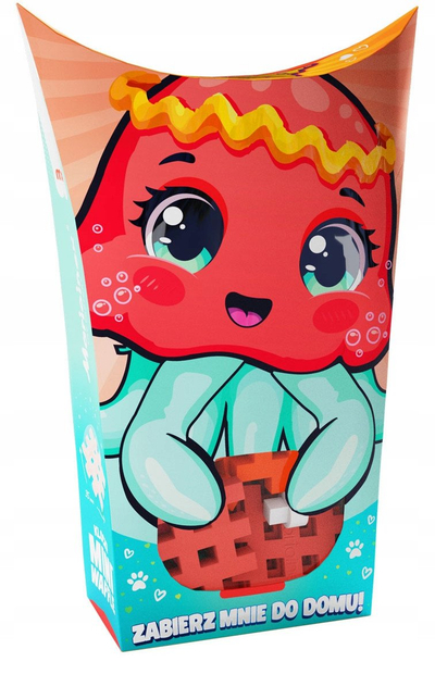 Lodër ndërtuese Marionex Mini Waffle Pocket Pets Jellyfish, 25 copa, për kalamoj