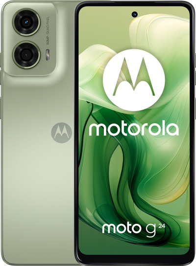 Telefoni Motorola Moto G24, 6.56", 8GB 128GB, jeshil