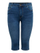 Pantallona të shkurtë ONLY CARMAKOMA CARAUGUSTA Skinny Fit, të kaltër