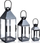 Set fenerë Affek Design Lorenzo Black, 3 copë, të argjendtë