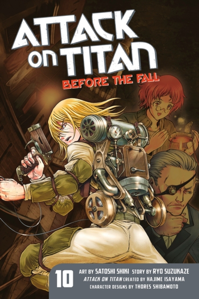 Attack On Titan Before The Fall 10 - Satoshi Shiki Ryo Suzukaze