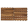 Pllaka druri tarrace HM6299, set 10 copë, 30x30 cm, ngjyrë druri natyrale