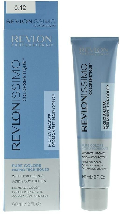 Бојa за коса Revlon Revlonissimo Colorsmetique 0.12, сива иризент, 60 ml