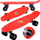 Skateboard Color Fiszka SP0575, 55cm, për fëmijë, i kuq