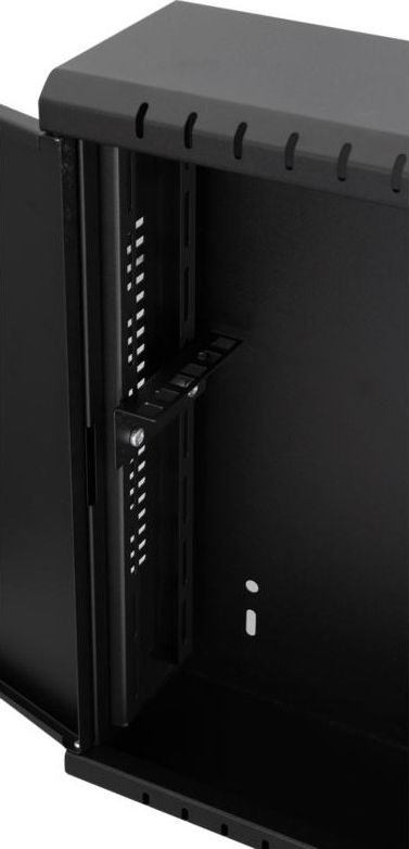 Ѕиден ормар за мрежа Netrack VLine Rack, 19", 2U, црн