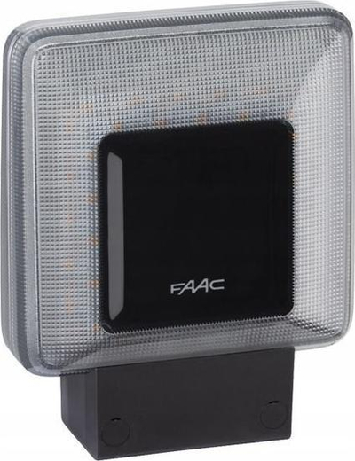 Dritë sinjalizuese FAAC XLED, LED, 24V 115V 230V, gri