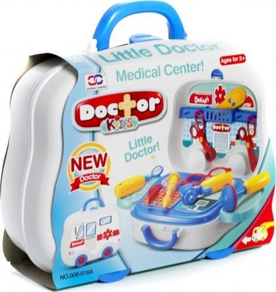 Сет доктор играчка Toy Doctor, куфер амбуланта, повеќебоен