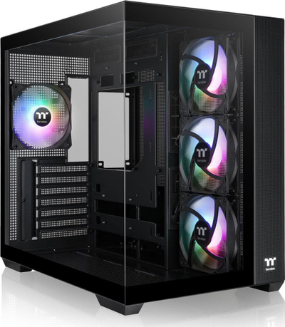 Kasë Thermaltake View 380 TG, e zezë, Midi Tower