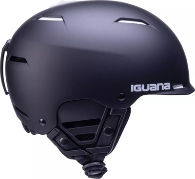 Helmetë skijimi Iguana Higni, hardshell ABS, ventilim i rregullueshëm, e zezë