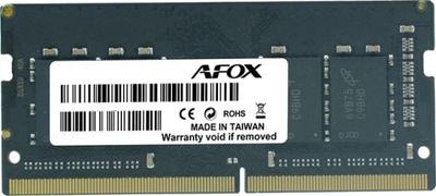 RAM меморија за лаптоп AFOX AFSD416FS1P, 16GB DDR4, 2666MHz