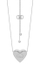 Varëse për femra Liu Jo Charming Steel Necklace Heart Fashion LJ2627, e argjendtë