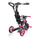 Tricikletë 4 në 1 Globber Explorer Trike, me çadër, Fuchsia