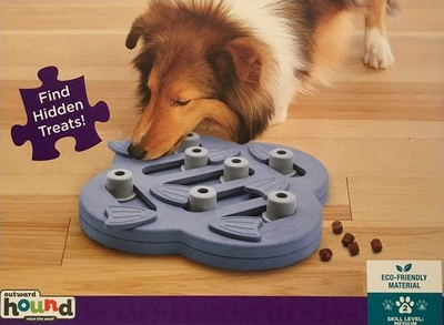 Loja edukative për qen Outward Hound Nina Ottosson Hide N Slide, niveli 2, lejla