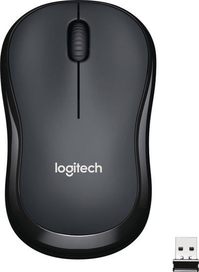 Maus wireless Logitech M220 Silent me mousepad Studio Series, optik, USB, gri