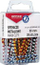 Kapëse metalike Office Products Zebra, 50 mm, set 30 copë, shumëngjyrëshe