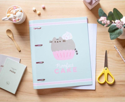 Dosje unazore Pusheen Budget, 4 unaza, 26x32cm, jeshile e çelët