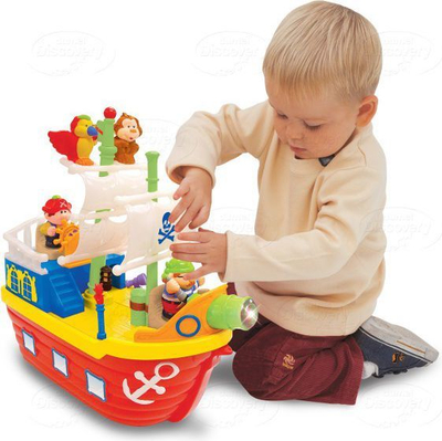 Lodër Kiddieland Light n'Sound Activity Pirate Boat (DD38075)