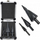 Set frezash spirale shkallë AW, 3 copa, 4-32mm, HSS AlCrN, i zi