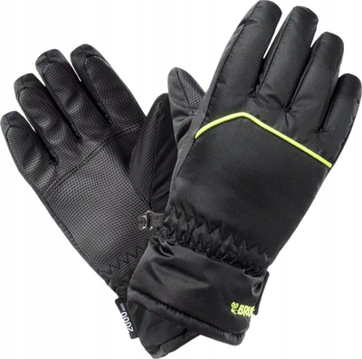 Dorëza dimërore Brugi Gloves 1ZH3 Jr, për fëmijë, të papërshkueshme nga uji, të zeza