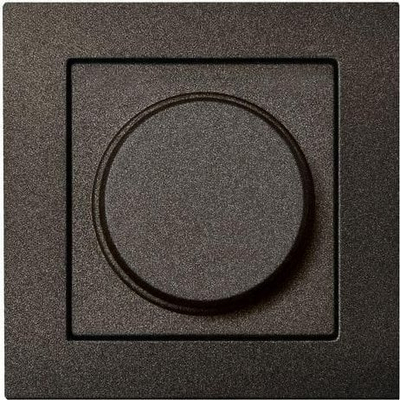 Dimmer rrotullues LIREGUS ISR-005-01, LED 3-100W, montim i fshehtë, i zi