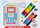 Lodër mozaik kreativ MEGA CREATIVE 545466, set edukativ për rregullim, shumëngjyrëshe