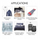 Qese vakumi Flextail Flexbag, 80x60 cm, transparente