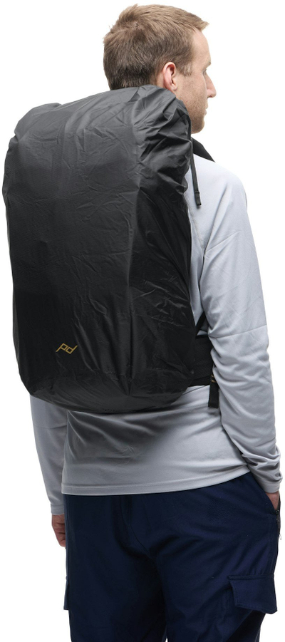 Mbulesë shiu për çantë Peak Design Rainfly 45L, najlon ripstop, e zezë