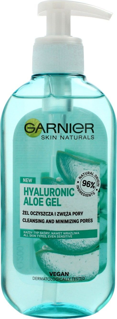 Xhel pastrues dhe ngushtues poresh me aloe hialuronik Garnier Skin Naturals, 200ml