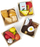 Сет дрвени играчки Melissa &amp; Doug Food Groups, 21 парче, со сандачиња, многуобоен