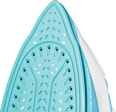 Hekur me avull Russell Hobbs Light and Easy Brights Aqua 26482-56, shtresë qeramike, 2400W, blu