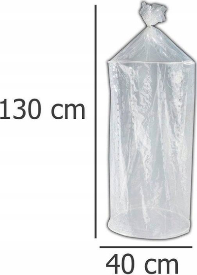Folie mbrojtëse për domate Maximex, set 2 copë, 130cm x 40cm, transparente