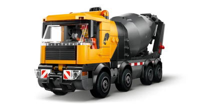 Lodër ndërtimi LEGO City 60478 Concrete Mixer Truck, set ndërtimi, shumëngjyrëshe