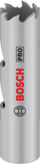 Sharrë cilindrike Bosch PRO Multi Material, 16mm, HSS, gri