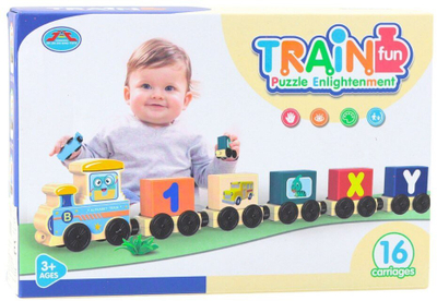 Tren druri edukativ me vagona, shumëngjyrësh