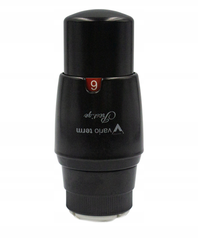 Kokë termostatike Vario Term Prestige GS.04-124C, RA-N, e zezë mat