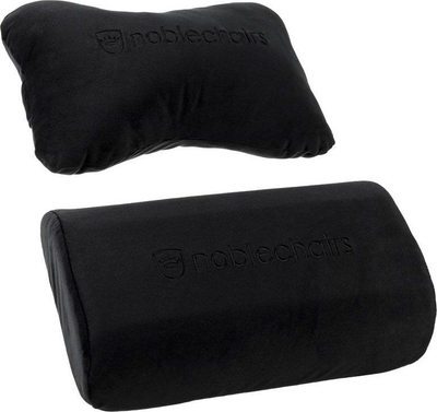 Set jastëkësh gaming noblechairs Pillow Set, ergonomik, 2 copë, ngjyrë e zezë