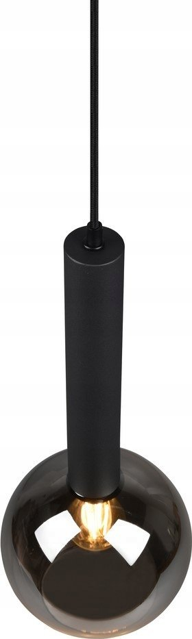 Llambadar varëse Netlighting Clayton Modern Dome, E27 28W, diametër 20cm, i zi mat