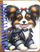 Bllok shënimesh Fresh Decorative Spiral Notebook, A7, faqe të bardha, me qenush te kapaku