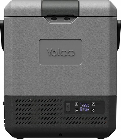 Frigorifer portativ Yolco ET8 Carbon, 9L, ekran LCD me Bluetooth, gri e errët