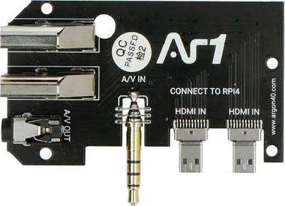 Kuti Argon40 Argon ONE M.2 për Raspberry Pi 4B, me ventilator ftohës, mban SSD M.2, gri