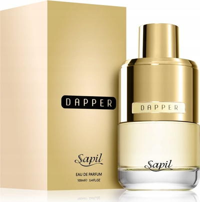 Parfum burrash Sapil Dapper, EDP 100ml, shishe gold