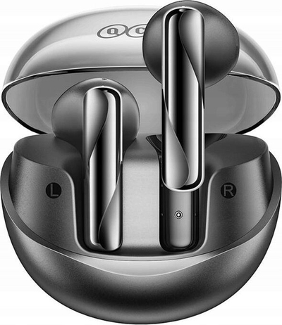 Kufje wireless QCY Alibuds Clear, Bluetooth 5.3, TWS, të zeza