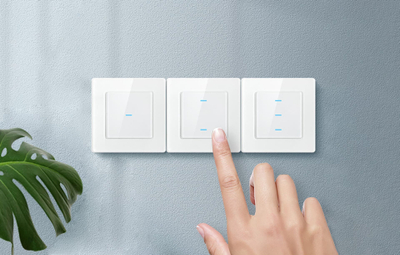 Çelës ndriçimi smart Avatto Single, WiFi, 800W, i zi