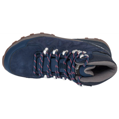 Këpucë outdoor për gra Jack Wolfskin Refugio Texapore Mid W, membranë Texapore, të kaltra gri