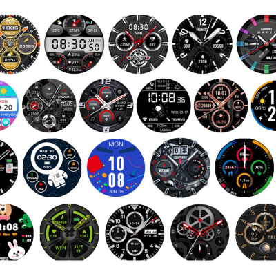 Smartwatch Rubicon RNCE88-1, ekran 1.35", IP68, i zi