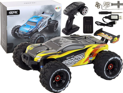 Makinë lodër Rabbits RC Off-Road, 4x4, telekomandë 2.4G, e verdhë
