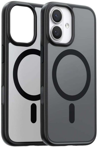 Kapak telefoni TORRAS Guardian Magnetic Series për iPhone 17, përputhet me MagSafe, kundër goditjeve, i zi