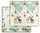 Tapet loje i palosçëm Milly Mally Pastel Deer, kundërrëshqitës, antialergjik, shumëngjyrësh pastel