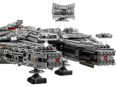 Set ndërtimi LEGO Star Wars Millennium Falcon 75192, model koleksionist, për të rritur, shumëngjyrësh