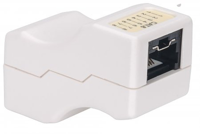 Adapter rrjeti Intellinet Network Solutions 790727, Cat6, me bllokues, i bardhë